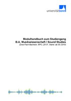 Modulhandbuch Bachelor of Arts PO 2013